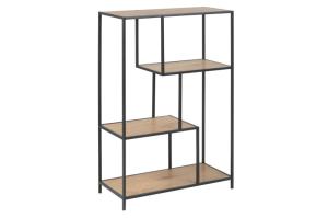 images/productimages/small/74547-boekenkast-eiken-zwart-77x35xh108.jpg