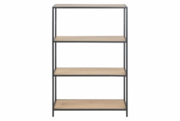 images/productimages/small/75966-boekenkast-eiken-zwart-77X35XH114-.jpg