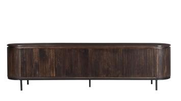 Voorzijde tv-meubel Noor 210 cm walnoot
