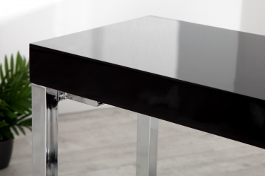 laptop tafel zwart hoogglans