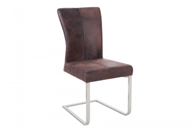 eetkamerstoel donkerbruin vintage
