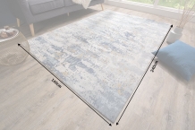 Vloerkleed Abstract blauw 240x160 cm 