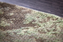 rond vloerkleed groen beige 150 cm