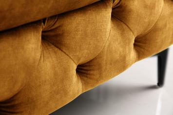 Hocker modern barock geel
