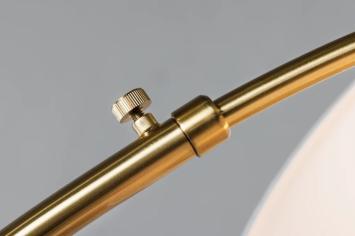 vloerlamp goud wit