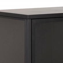 Vitrinekast metaal 80 cm