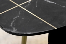 salontafel set marmer zwart