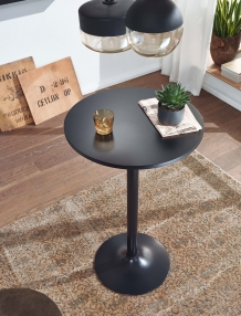 ronde statafel zwart