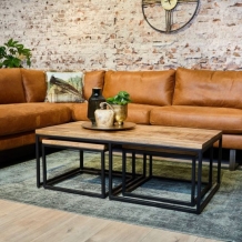 salontafel set mango naturel