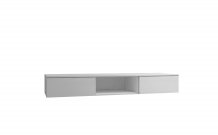 hangend tv meubel met laden basalt grijs 166 cm