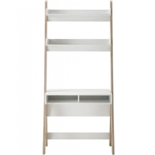 bureau mat wit eiken 85 cm