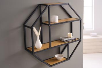 hangend wandrek eiken kleur 77 cm