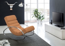 ergonomische fauteuil bruin